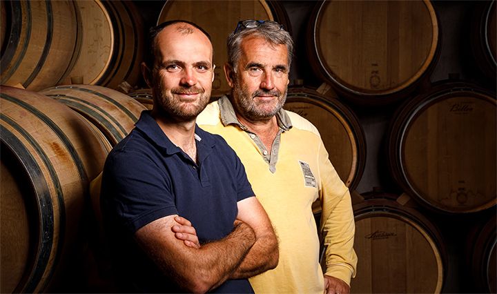 Domaine Chofflet - Jonathan Brunot succèder et Denis Valdenaire